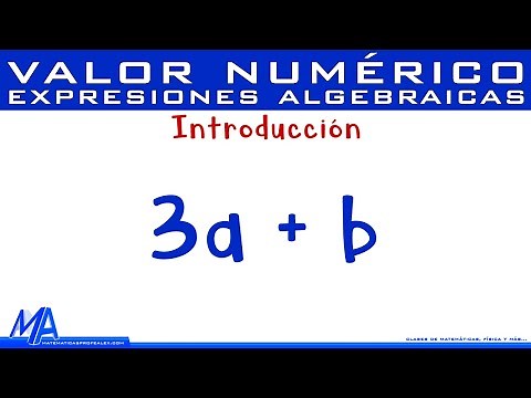 Valor numérico de expresiones algebraicas | Introducción