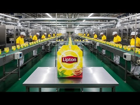 Inside Lipton’s Premium Tea Bagging Line How Fully Automated Blending & Packaging Works Exposed