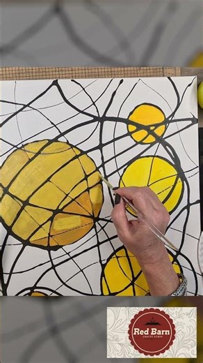 Abstract Stained Glass Process 2 #art