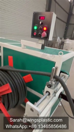 PE Single Wall Corrugated Pipe Production Line Threading Wire Pipe Production Line Making Machine