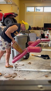 Redoing a $50 marketplace find. Old school Nautilus chain driven incline fly. It was sitting in a shed without a roof in Molalla, Oregon for the past few years. This is going to be a beauty when it’s done! | Julian Michael Smith