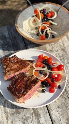 A tempting 4th of July recipe with the colors of the American flag, made with Argentine beef 🇺🇸🥩