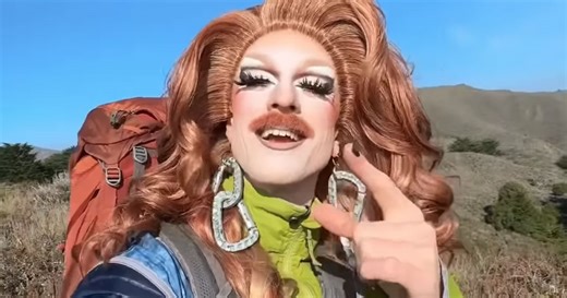 Drag queen Pattie Gonia hikes 100 miles in drag to raise $1 million for inclusive outdoors groups - LGBTQ Nation