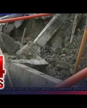 Flood mitigation structure sa Tigbauan, Iloilo na natapos nitong Mayo, bumigay | 24 Oras