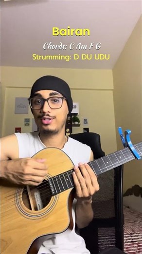 Bairan Guitar Lesson | 4 Easy Chords 🤫 #shorts