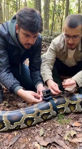 They Attached a Camera to a Giant Python… What It Did Shocked Everyone 😱🐍