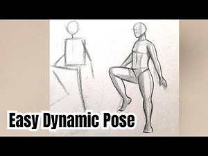How to Draw Dynamic Figures Easily | Simple Tips For Action Poses & Movement | Figure Drawing