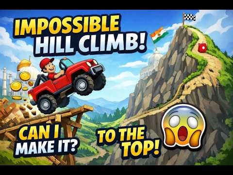 🚗 Hill Climb Racing Crazy Hill Challenge | Epic Gameplay & Big Air Jumps!