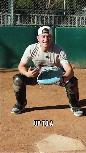 Why we have a "Primary" and "Secondary Catching Stance #baseball #softball