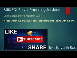 31 SSRS - Using Bookmark in a report in SSRS (SQL Server Reporting Services)
