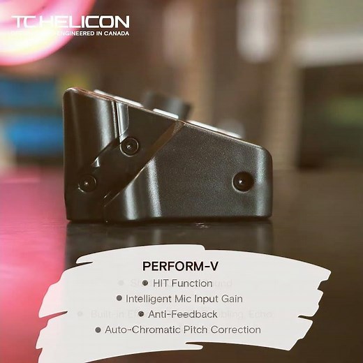 Transform your vocals with TC Helicon Perform-V