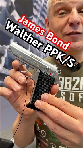 James Bond 007 Walther PPK/S Stainless GBB Airsoft IWA 2026