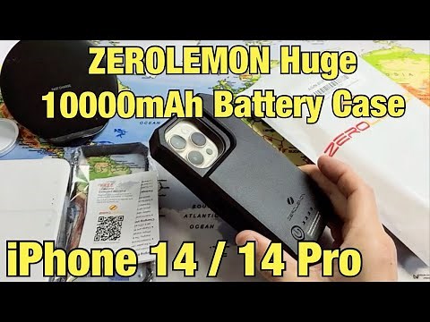 iPhone 14/14 Pro: ZEROLEMON Battery Case 10000mAh with Wireless Charging | Review & Install