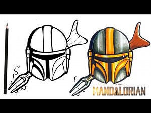 COMMENT DESSINER LE MANDALORIAN - STAR WARS