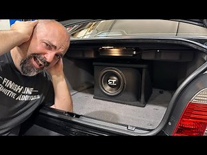 E39 CT Sounds Subwoofer/Amp Install