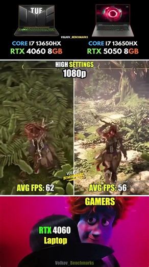 RTX 5050 vs RTX 4060 Laptop - Is Newer Actually Slower #pcgaming