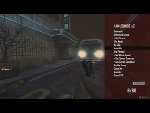Black Ops 2 I AM ZOMBIE V2 Zombies Mod Menu by CabCon w/Download