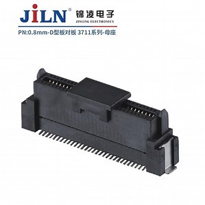 [Hot Item] Customization 0.8mm Pitch Board to Board D-Type Female Connector 20-120p High Temperature Resistant PCB Connector