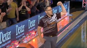 In the second of his two-game semifinal match with Sean Rash at the 2019 PBA Playoffs Championship, Bill O'Neill put up the first 10 strikes. The 10th strike clinched the victory and officially moved O'Neill into the championship match, but O'Neill needed two more for perfection. | Professional Bowlers Association (PBA)