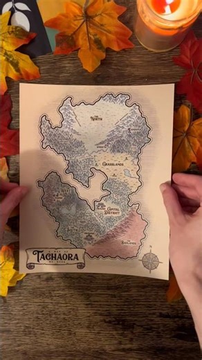 I drew a fantasy map