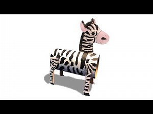 How to Create An Adorable Zebra Toy Craft With A Paper Roll