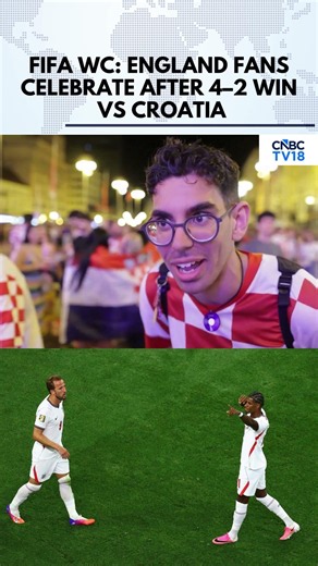 WATCH: England Outgun Croatia In 4–2 FIFA World Cup Thriller | England Fans Celebrate | N18G