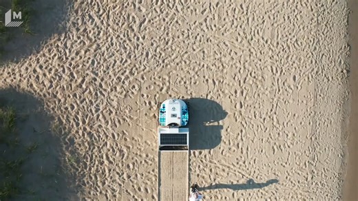 Busy robots are helping clean up Lake Tahoe. Environmental tech companies The Searial Cleaners and Eco-Clean Solutions have teamed up to deploy three trash-cleaning robots to trawl the freshwater California-Nevada lake for waste and trash. On the shore, the solar-powered BeBot sifts through the sand to detect and excavate litter buried beneath the surface, such as cigarette butts and bottle caps. In the lake itself, PixieDrone, with its 160-liter collection capacity, picks up floating waste. Equ