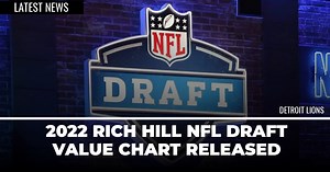 2022 Rich Hill NFL Draft Value Chart released