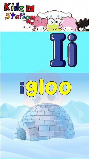 The Letter I | Long I Song | Alphabet Song | #Kidzstation #shorts