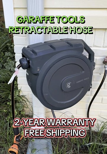 Retractable garden hose reel. Best Gardening Products Hacks hosepipe watering lawn sprinkler grass water washing car Garaffe Tools #gardening #gardenhose #hose #gardentok #gardenhack #springsavings #Outdoors #tiktokshoprestock #ConSantanderConecto #springtok #spotlightfinds #ttslevelup #giftguide #giftideas #ttsdelightnow #OOTD #gift #Summer #flashsale #treasurefinds #tiktokshopfinds #tiktokfinds #creatorsearchinsights #hose #gardenhose #hosereel #gardening #gardening101 #gardeninghacks #tiktoks