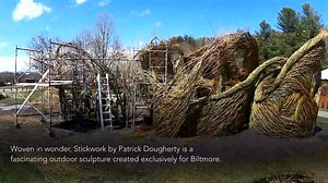 One of our Top 5 Biltmore Activities for Summer is visiting our unique-to-Biltmore Stickwork installation by Patrick Dougherty. Enjoy this look at the sculpture's creation this past spring. See the rest of our recommendations here! https://bit.ly/2TXwxwj | Biltmore