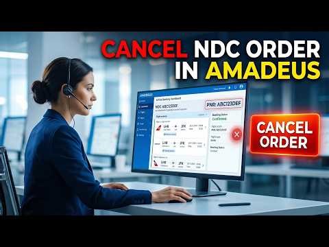 How to Cancel NDC Order in Amadeus | Free Up Inventory