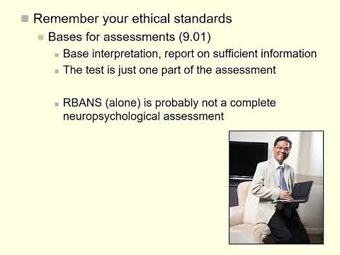 Lecture 16a: interpreting the RBANS-Update