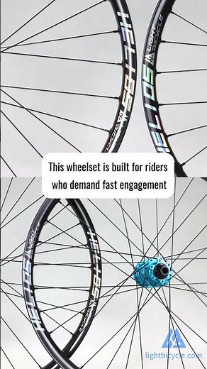 Light Bicycle Mullet MTB Wheels Set - Helios DH932 (Front wheel) + DH732 (Rear wheel)