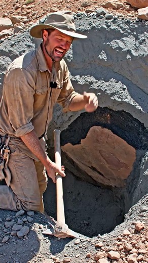 He Cracked This Rock and Found a Fossil Inside #fossils #fossilhunting