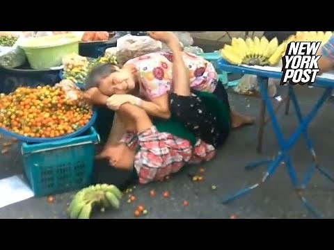Elderly women throw punches, pull hair after fruit-stand spat escalates | New York Post