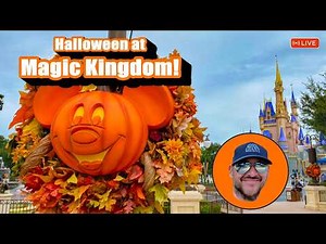 🔴 LIVE: Halloween at Magic Kingdom! Party Day = EMPTY PARK! Walt Disney World Live