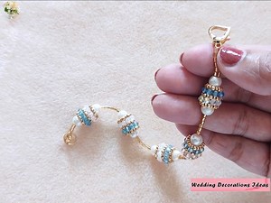 35K views · 1.8K reactions | How to Make Eternity Beaded Bridal Bracelet Designs | Wedding Decoration Ideas | Facebook