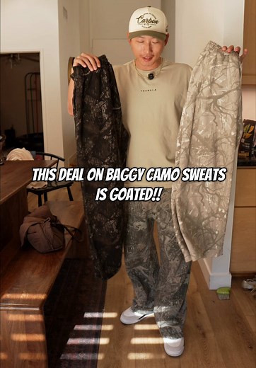 Discover Unique Baggy Camo Sweats from YoungLA