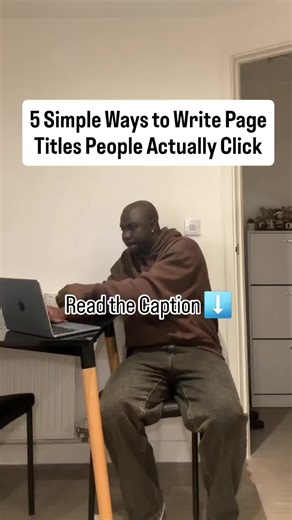 5 Simple Ways to Write Page Titles People Actually Click 1. Good titles are simple. They use words your audience already understands. 2. Instead of: “Effective long distance Footwear Solutions” Say: “Best Running Shoes for Long Distance” 3. Describe the content, not just the idea. Think: “How to Bake Bread at Home” vs “Bread Wisdom” 4. Add details people search for. Example: Year, type, or benefit. ✔ “Best Cofee Machines in 2025” 5. Keep it short. Most titles work best under 60 characters. #seof