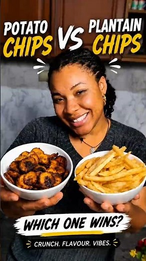 Potato Chips vs Plantain Chips | Which One Wins? 🥔🍌