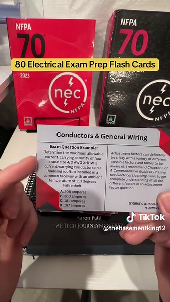 Electrical Exam Prep Flash Cards for Success