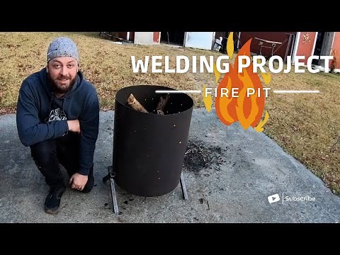 Let's Build a Fire Pit! A Simple Beginner Welding Project!
