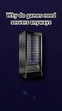 Why do websites and games need servers anyways?