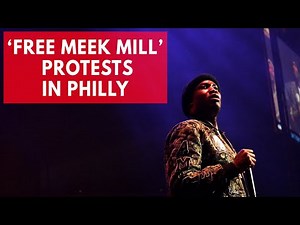 'Free Meek Mill': Rick Ross and other celebrities protest rapper's controversial prison sentence
