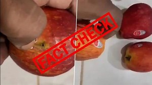 Are Apples Injected With Poison? Is Sticker Used To Hide Injection Hole? As 'Apple Jihad' Viral Video Garners Over 1 Million Views, Here’s a Fact Check | 🔎 LatestLY