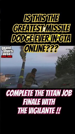 GTA Online Titan Job Made EASY Guide! Using The Vigilante Is INSANE! #gta5 #gtaonline #gta #shorts