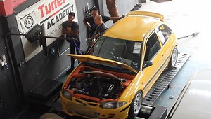 Dyno tuning Proton Satria 4G93T - Haltech Sprint 500 #tunedbyKTG #proton #satria #dynotune #tunerlifestyle #tuners #dynocom #customtuning | Khairul TUNER Garage