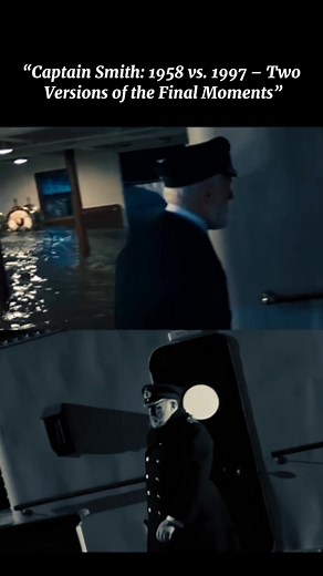 “Captain Smith: 1958 vs. 1997 – Two Versions of the Final Moments” Did You Know? 🧐 This video compares how two different films—A Night to Remember (1958) and Titanic (1997)—portrayed the final moments of Captain Edward John Smith, the commanding officer of the RMS Titanic. No one knows exactly how Captain Smith died. Survivor accounts were conflicting, and none were confirmed as absolute fact. Because of this, each film created its own interpretation based on historical research available at th