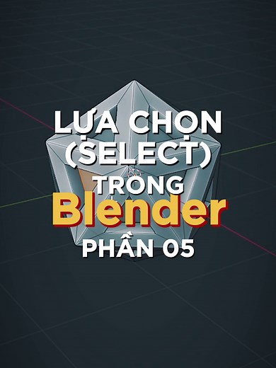 Phần 5: Cách chọn (Select) nhanh các mặt giống nhau mà người mới dùng Blender nên biết #blender #3darts #tutorial #b3d #metaxdesign